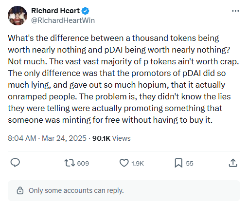 Promoters unknowingly shilled a free-minted coin.