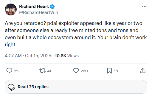 pdai exploiter appeared a year after the original free-minter.